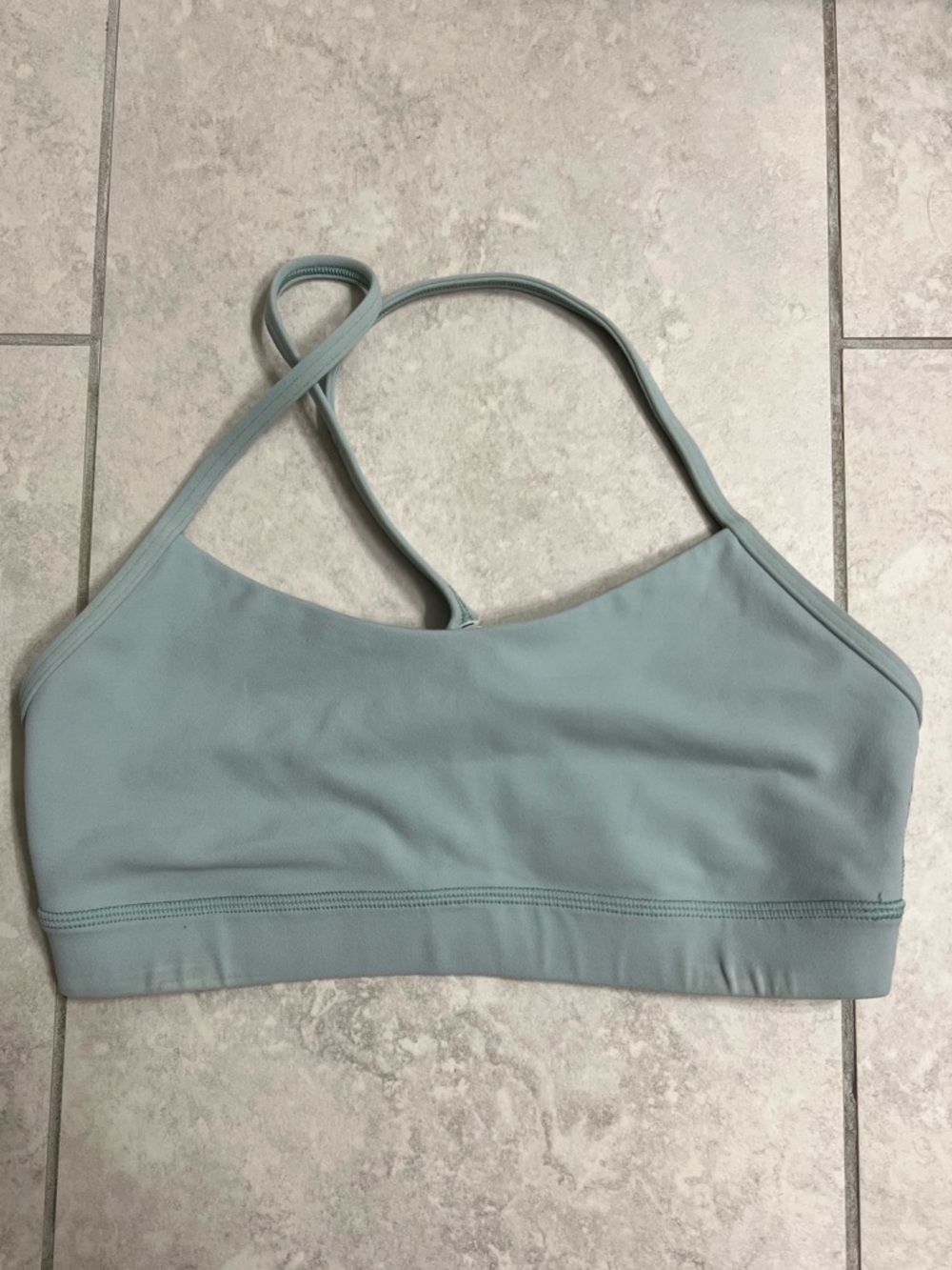 lululemon athletica Light Blue Strappy Sports Bra